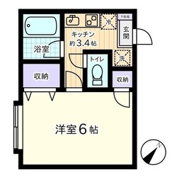 信開セルーラ道下の物件間取画像